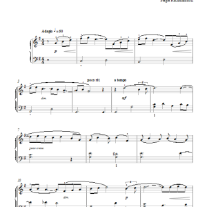 Sergei Rachmaninoff Symphony No. 2 - 3rd Movement Musik Noten - Easy Piano - 118101-0