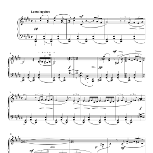 Sergei Rachmaninoff The Bells - No.4 Lento lugubre ('The Mournful Iron Bells') Musik Noten - Easy Piano - 117637-0