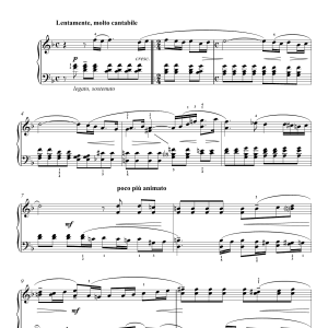 Sergei Rachmaninoff Vocalise (No.14 from Fourteen Songs, Op.34) Musik Noten - Easy Piano - 117634-0