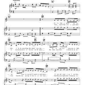 Shakira 23 Musik Noten - Piano, Vocal & Guitar Chords - 156229-0