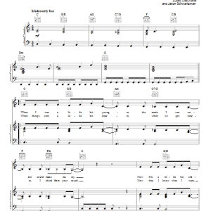 She & Him Sweet Darlin' Musik Noten - Piano, Vocal & Guitar Chords - 152339-0