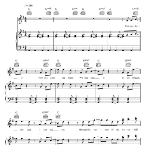 Sheppard Geronimo Musik Noten - Piano, Vocal & Guitar Chords - 118941-0