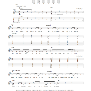 Skillet American Noise Musik Noten - Guitar Tab - 151193-0