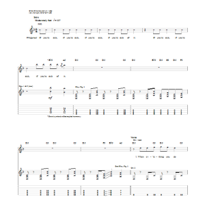 Skillet Sick Of It Musik Noten - Guitar Tab - 151199-0