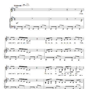 Skylar Grey Final Warning Musik Noten - Piano, Vocal & Guitar Chords - 150916-0