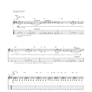 Slipknot The Devil In I Musik Noten - Guitar Tab - 157946-0