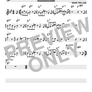 Sonny Rollins Doxy Musik Noten - Piano Solo - 152588-0