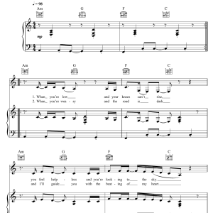 Starley Call On Me Musik Noten - Piano, Vocal & Guitar Chords - 123977-0