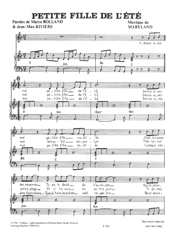 Stephan Forman Petite Fille De L'ete Musik Noten - Piano & Vocal - 119839-0