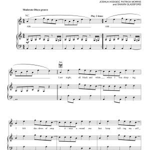 Strfkr While I'm Alive Musik Noten - Piano, Vocal & Guitar Chords - 155399-0