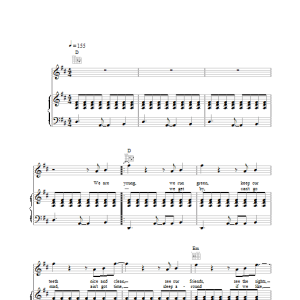Supergrass Alright Musik Noten - Guitar Chords/Lyrics - 116601-0