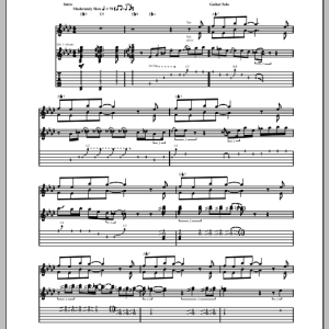 T-Bone Walker No Worry Blues Musik Noten - Guitar Tab - 150072-0