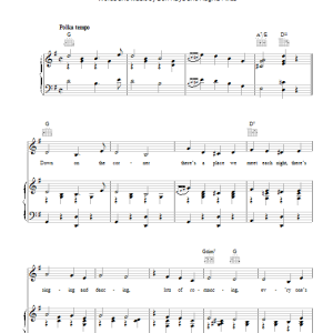 The Andrews Sisters Let's Have Another One Musik Noten - Piano, Vocal & Guitar Chords - 110289-0