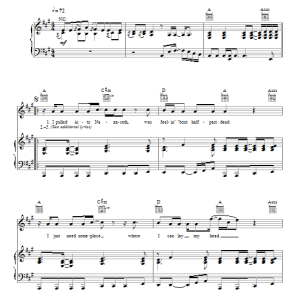 The Band The Weight Musik Noten - Guitar Chords/Lyrics - 117494-0