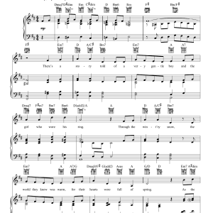 The Beach Boys Their Hearts Were Full Of Spring Musik Noten - Guitar Chords/Lyrics - 118441-0