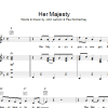 The Beatles Her Majesty Musik Noten - Ukulele Chords/Lyrics - 92644-0