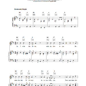 The Beatles P.S. I Love You Musik Noten - Ukulele Chords/Lyrics - 92661-0
