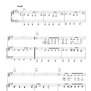 The Cars Don't Cha Stop Musik Noten - Piano, Vocal & Guitar Chords - 110352-0