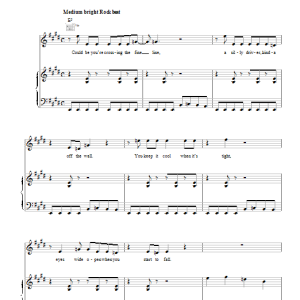 The Cars Night Spots Musik Noten - Piano, Vocal & Guitar Chords - 110392-0
