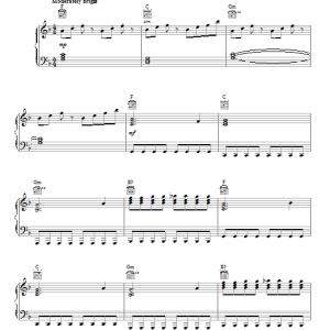 The Cars Tonight She Comes Musik Noten - Piano, Vocal & Guitar Chords - 110406-0