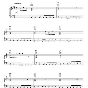 The Cars You Are The Girl Musik Noten - Piano, Vocal & Guitar Chords - 110408-0