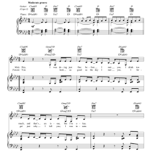 The Chainsmokers featuring Halsey Closer Musik Noten - Piano, Vocal & Guitar Chords - 173561-0