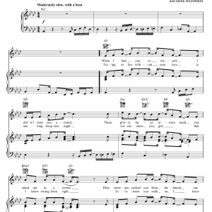 The Jackson 5 I Want You Back Musik Noten - Guitar Chords/Lyrics - 116619-0