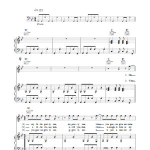 The Knack My Sharona Musik Noten - Bass Guitar Tab - 116968-0