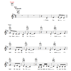 The Mamas & The Papas Dedicated To The One I Love Musik Noten - Ukulele - 152127-0