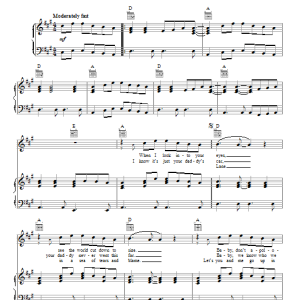 The Nitty Gritty Dirt Band One Step Over The Line Musik Noten - Piano, Vocal & Guitar Chords - 150432-0