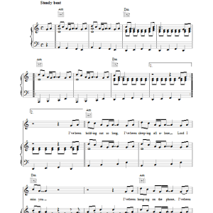 The Rolling Stones Miss You Musik Noten - Guitar Chords/Lyrics - 116634-0