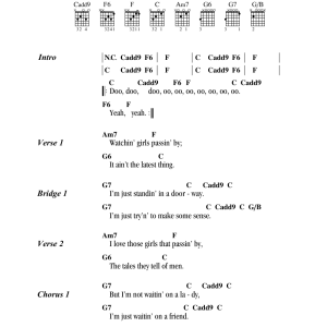 The Rolling Stones Waiting On A Friend Musik Noten - Guitar Chords/Lyrics - 161538-0