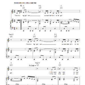 The Stylistics You're A Big Girl Now Musik Noten - Piano, Vocal & Guitar Chords - 117739-0