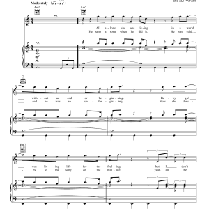 The Weeknd In The Night Musik Noten - Piano, Vocal & Guitar Chords - 163434-0
