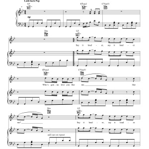 The Weeknd Shameless Musik Noten - Piano, Vocal & Guitar Chords - 163433-0