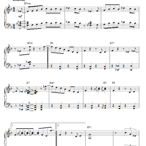 Thelonious Monk I Mean You Musik Noten - Piano Solo - 152541-0