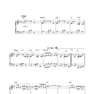 Thelonious Monk In Walked Bud Musik Noten - Piano Solo - 152369-0