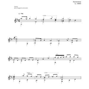 Unknown Gagliarda Musik Noten - Solo Guitar - 163588-0