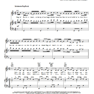 Avril Lavigne Here's To Never Growing Up Musik Noten - Piano, Vocal & Guitar Chords - 116380-0