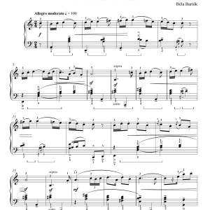 Béla Bartók Joc cu bata Musik Noten - Piano Solo - 158162-0