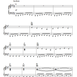 Billy Idol White Wedding Musik Noten - Lead Sheet / Fake Book - 85645-0
