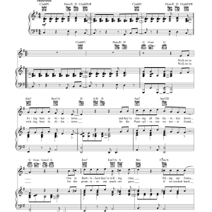 Billy Joel Allentown Musik Noten - Lead Sheet / Fake Book - 179652-0