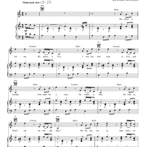 Bob Seger Adam And Eve Musik Noten - Piano, Vocal & Guitar Chords - 158701-0