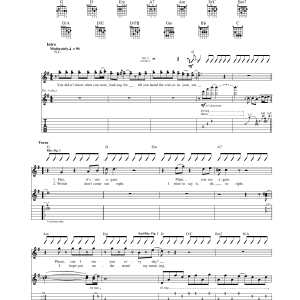 Cheap Trick Voices Musik Noten - Piano, Vocal & Guitar Chords - 170697-0
