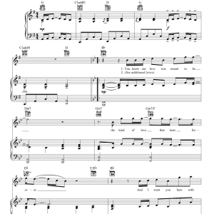 Chicago You're The Inspiration Musik Noten - Lead Sheet / Fake Book - 85704-0