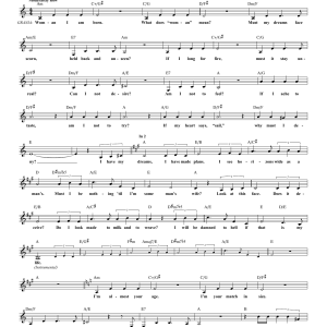 Claude-Michel Schonberg Woman (from The Pirate Queen) Musik Noten - Lead Sheet / Fake Book - 85570-0