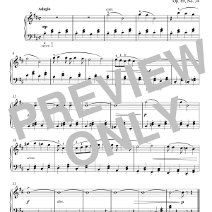 Dmitri Kabalevsky Melancholy Rain, Op. 89, No. 34 Musik Noten - Piano Solo - 180255-0