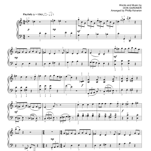 Don Gardner All I Want For Christmas Is My Two Front Teeth (arr. Phillip Keveren) Musik Noten - Piano Solo - 172894-0