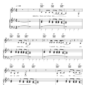 Drake Take Care (featuring Rihanna) Musik Noten - Piano, Vocal & Guitar Chords - 113083-0