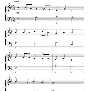 Elisha A. Hoffman Down At The Cross (Glory To His Name) Musik Noten - Super Easy Piano - 178539-0